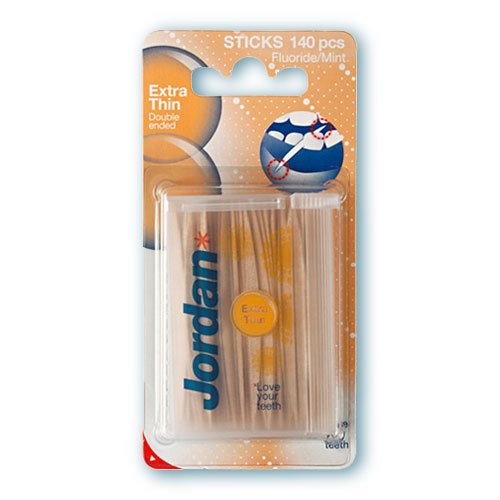 Jordan Dental Sticks (Zahnhölzer) - extra dünn (105 St.)