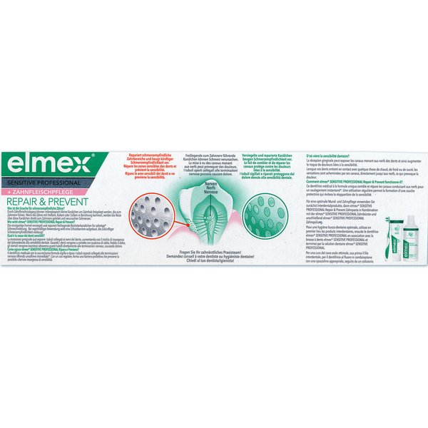 elmex® SENSITIVE PROFESSIONAL REPAIR & PREVENT Zahnpasta (75 ml)