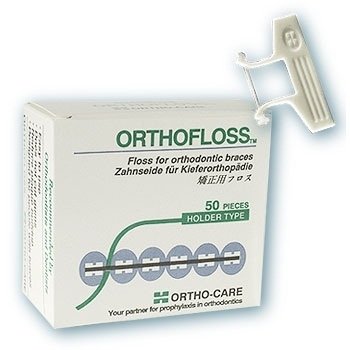 Orthofloss Spezialzahnseide (50 Zahnseidehalter)