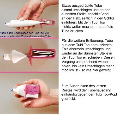TubiTop Kunststofftuben-Entleerungshilfe