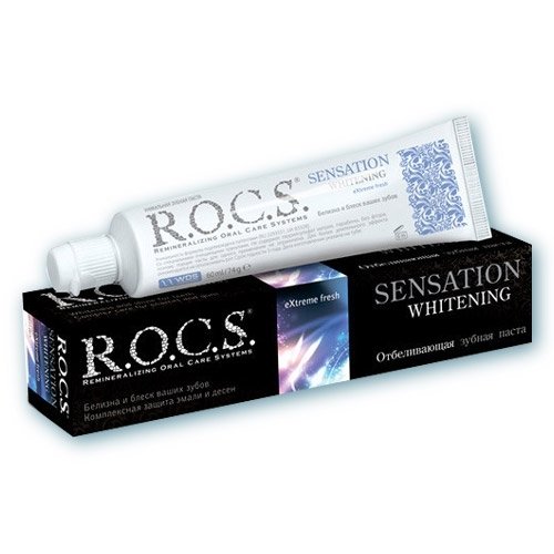 R.O.C.S. Sensation Whitening Aufhellungszahncreme (60 ml)