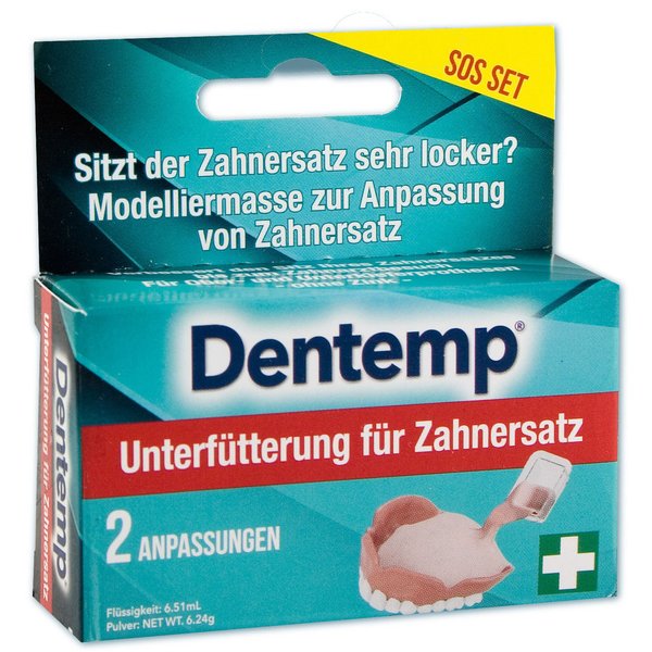 Dentemp - Unterfütterung für Zahnersatz (Set)