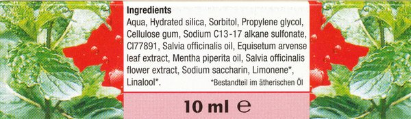 Salbeiblüten-Zahncreme (10 ml)