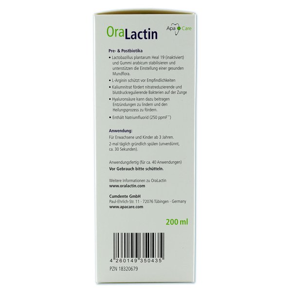 OraLactin Pre- und postbiotische Mundspülung (200 ml)