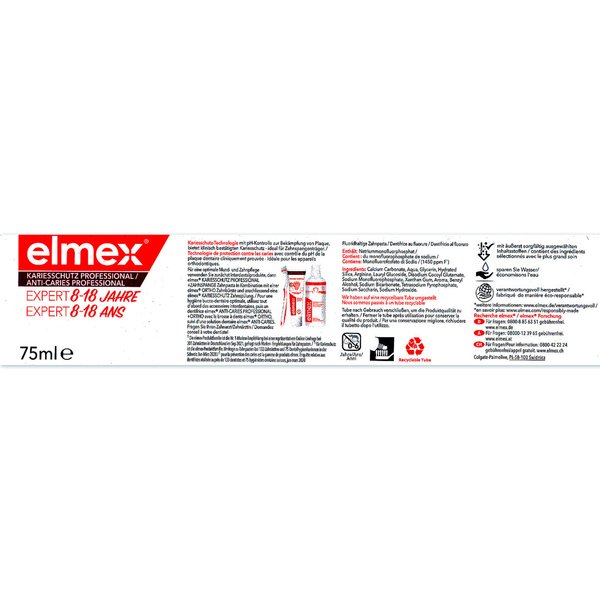 elmex Kariesschutz Professional + Zahnspange (75 ml)